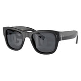 Dolce & Gabbana DG4338  501/M BLACK/DARK GREY TAMPO DG SILVER 52 20