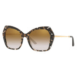 Dolce & Gabbana DG4399 911/6E CUBE BLACK/GOLD/LIGHT BROWN MIRROR GOLD 56 20