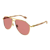 Gucci GG1220S / 003 GOLD/BROWN 59 14