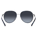 Michael Kors MK1128J 10158S SILVER/BLUE TORTOISE/BLUE POLA 58 17