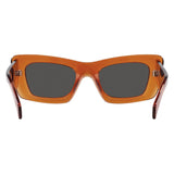 Prada PR 13ZS 10N5S0 CRYSTAL ORANGE/DARK GREY 50 21