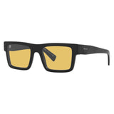 Prada PR 19WS 1BO0B7 MATTE BLACK/YELLOW 52 21