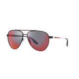Prada Linea Rossa PS 52YS DG008F BLACK/DARK GREY MIRROR BLUE/RED 61 14