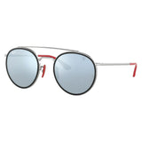 Ray Ban Ferrari RB3647M F03130 Silver/Light Green Mirrored Silver 51/22