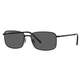 Ray Ban RB3717 002/B1 BLACK/DARK GREY 57 18