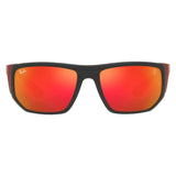 Ray Ban Ferrari RB8361M F6476Q MATTE BLACK/BROWN MIRROR ORANGE 60 18