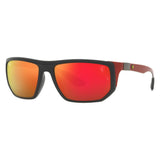 Ray Ban Ferrari RB8361M F6476Q MATTE BLACK/BROWN MIRROR ORANGE 60 18