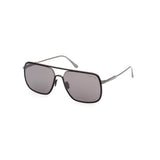 Tom Ford FT1015 12C SHINY DARK RUTHENIUM/SMOKE MIRROR 60 15