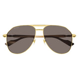 Gucci GG1220S 002 GOLD/BROWN 59 14
