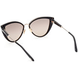 Tom Ford FT0868 01B shiny black / gradient smoke