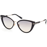 Tom Ford FT0868 01B shiny black / gradient smoke